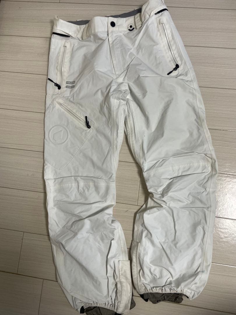 VOLCOM スノーボードウェア L ホワイト　ゴアテックス