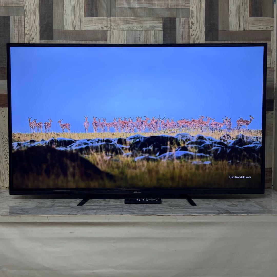 全国送料込❣️DMM55V型4K液晶ディスプレイHDRスピーカーリモコン