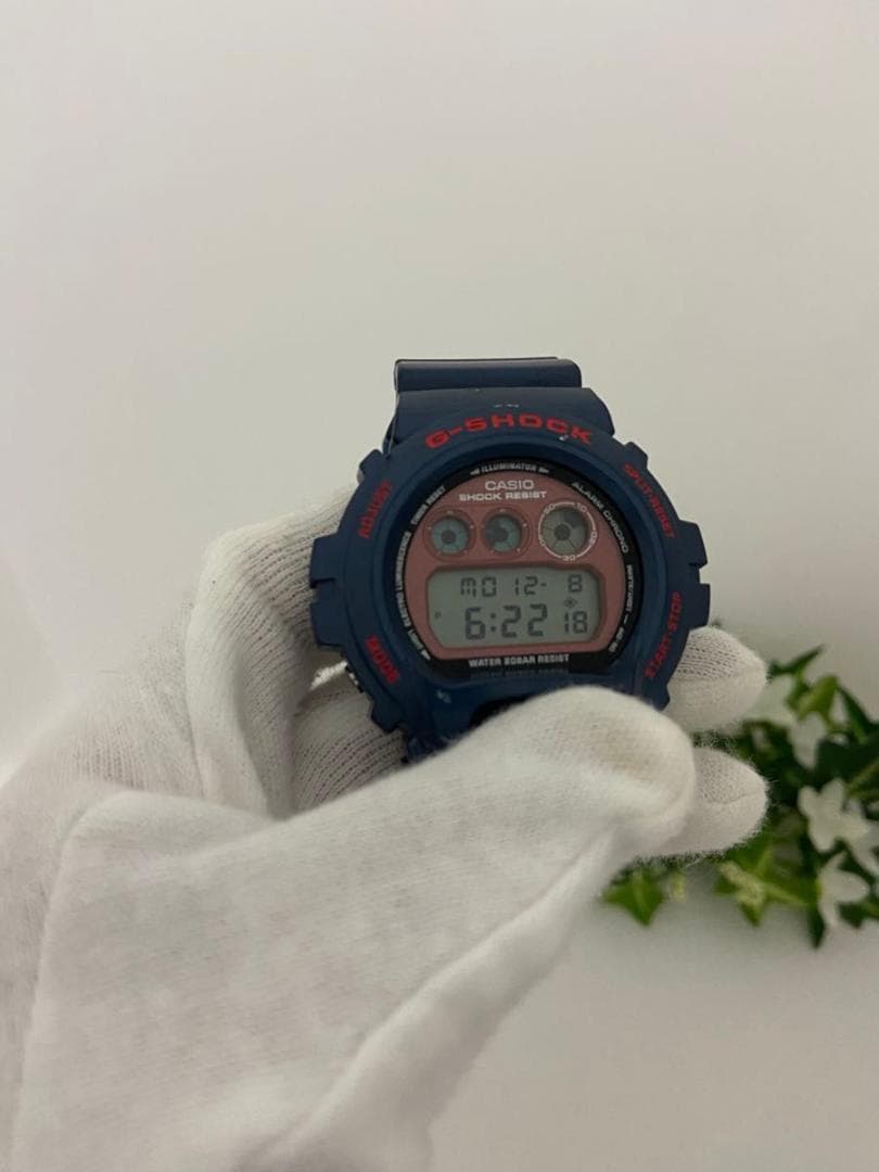 稼動　G-SHOCK G-FACTORY ネイビーレッド　DW-6900NB