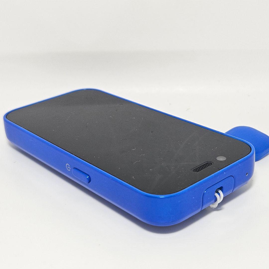 極美品 キッズフォン3 ブルー 青 説明書 ケース ストラップ