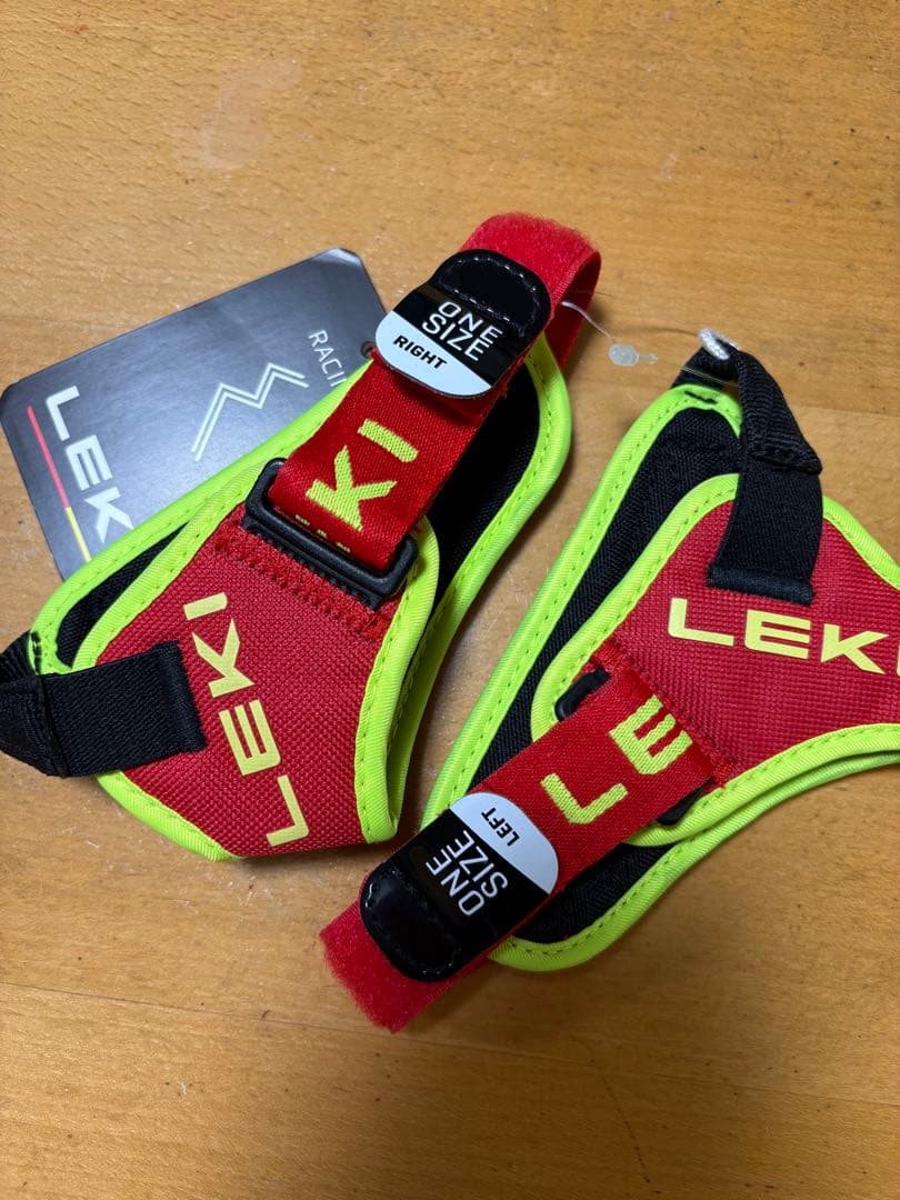 LEKI スキー ストック 115cm レッド/イエロー