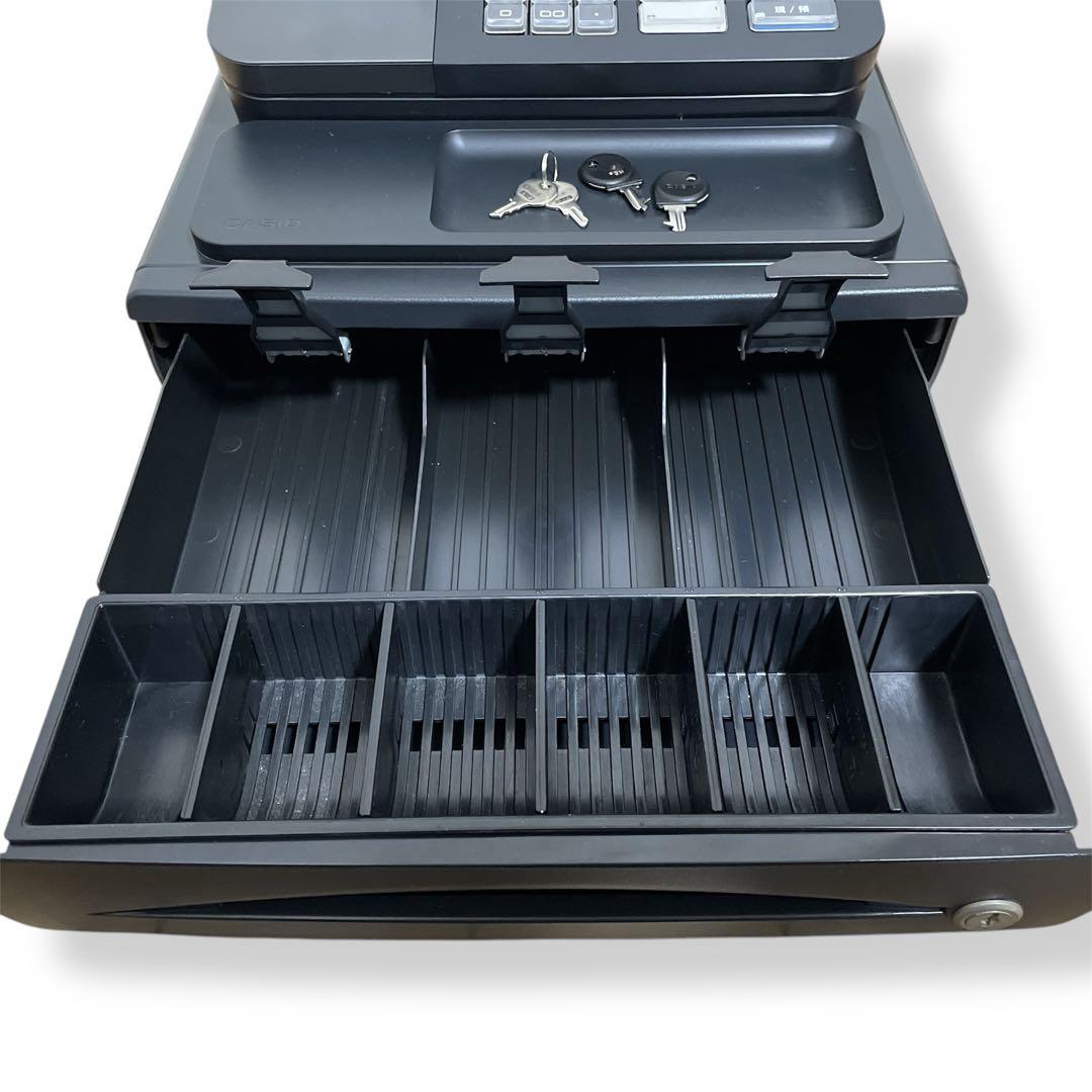 【動作品】CASIO カシオ 小型 電子 レジスター SE-S10 鍵2本付き