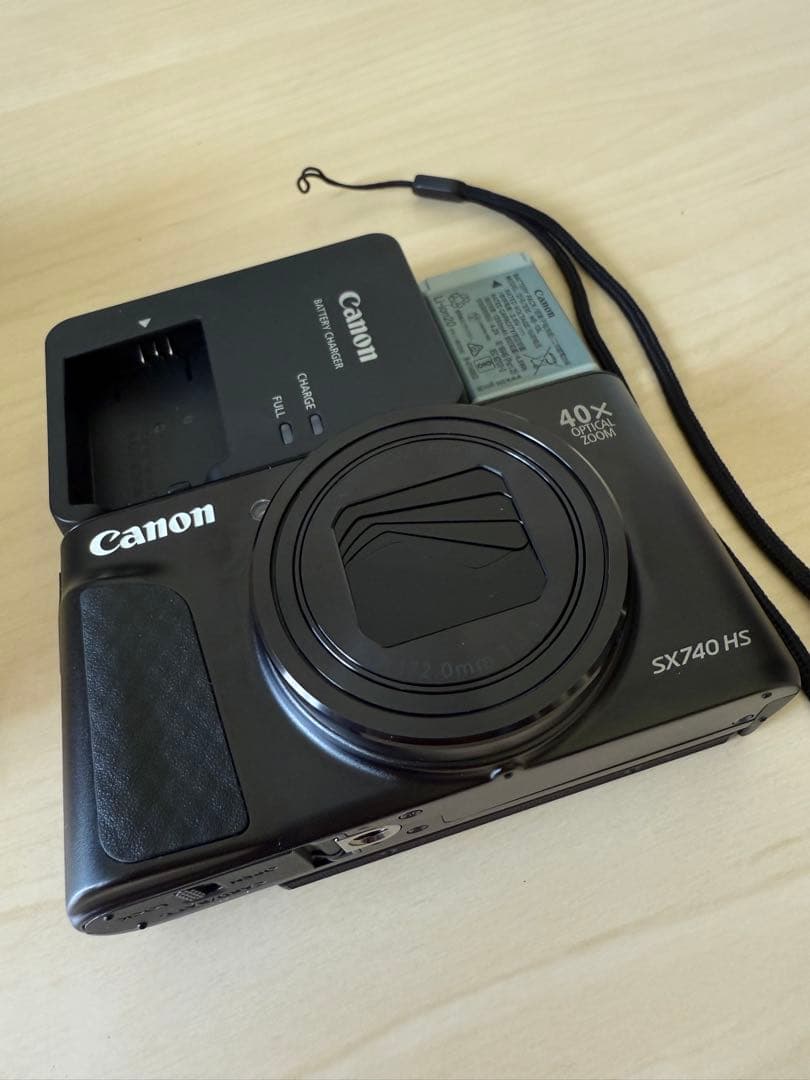 【美品】Canon PowerShot SX740 HS ブラック