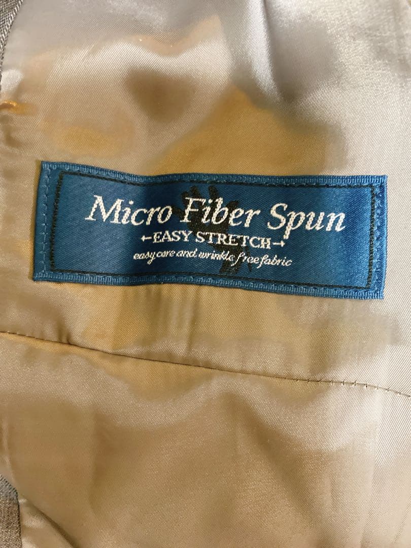 【新品タグ付き】 ザ スーツカンパニー グレー 40ストライプ ウォッシャブル