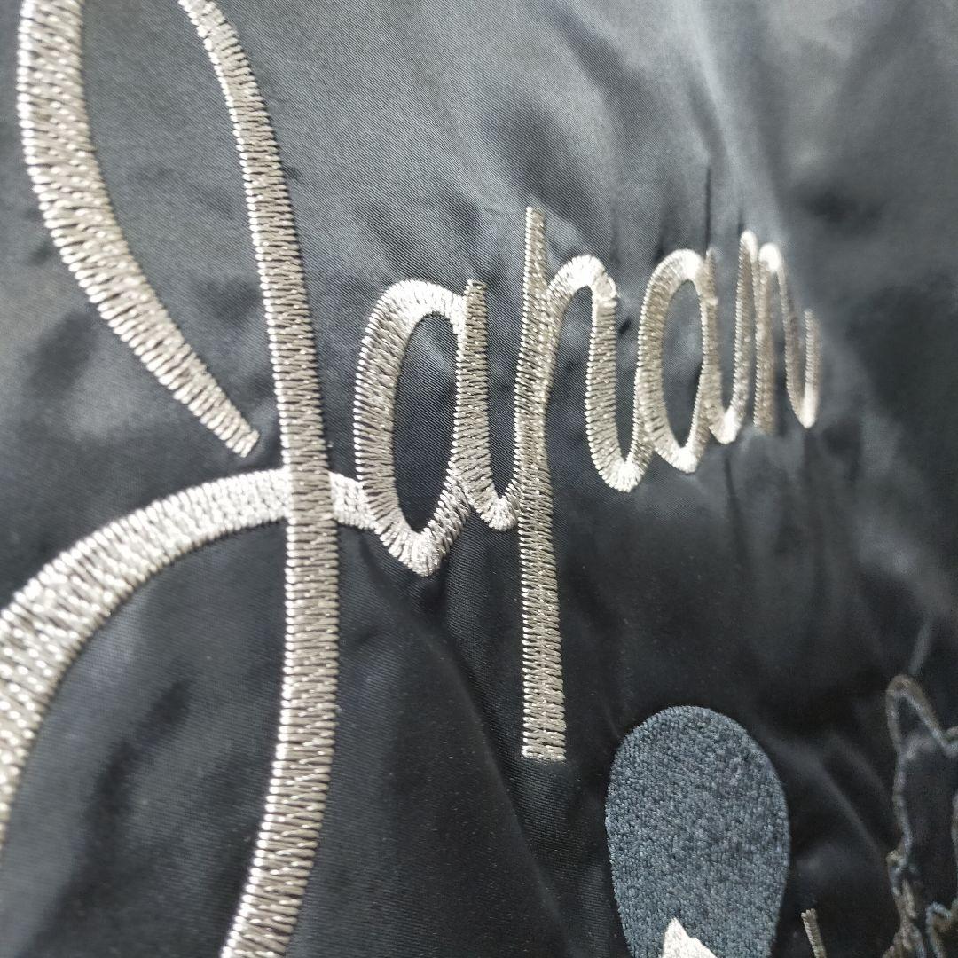 【adidas × ALL BLACKS】 中綿スカジャン　刺繍　サテン　146