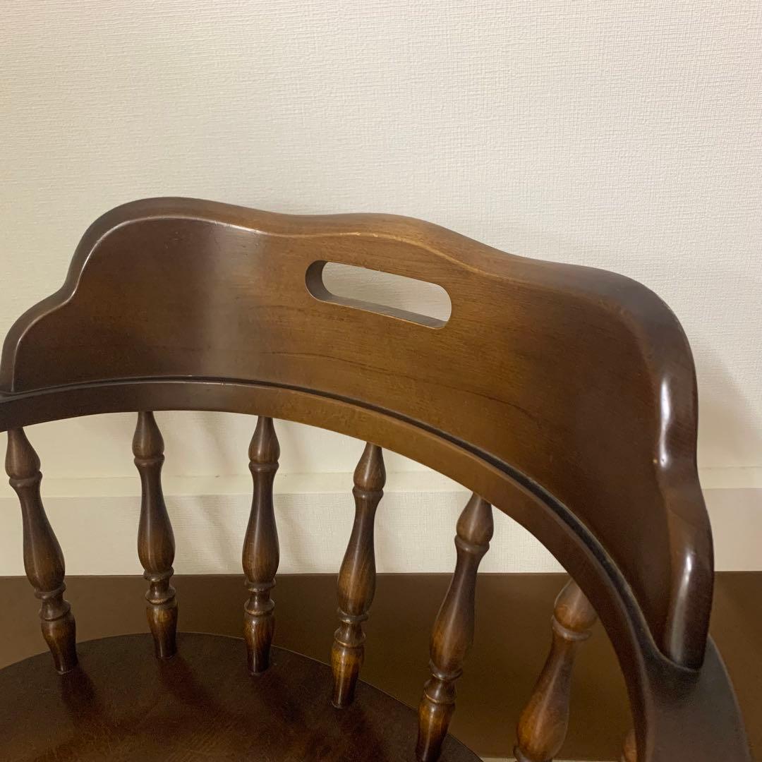 ④HIDA 飛騨産業 キツツキ 穂高 アームチェア ウインザーチェア