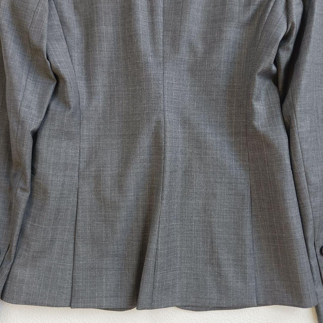 極美品♬セオリーリュクス　パンツスーツ　グレー　小さいサイズ34～36　ビジネス