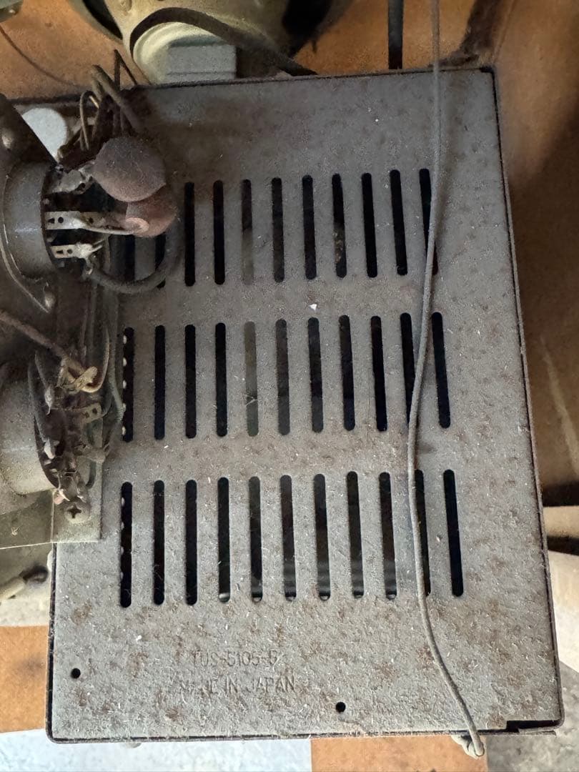 National テレビ　木製枠　昭和レトロ