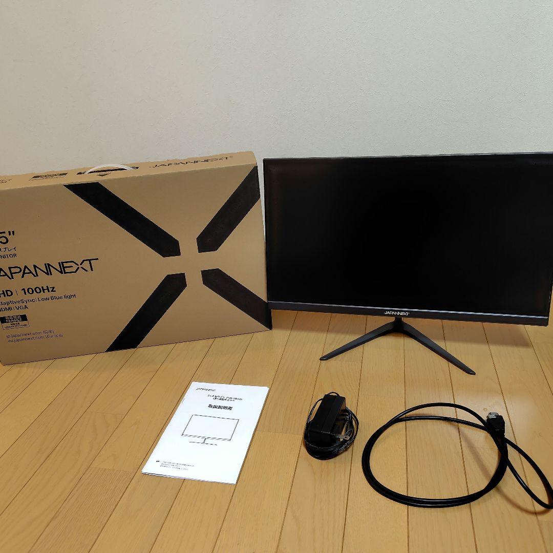 JAPANNEXT 21.5 FHD 100HZ ディスプレイ モニター