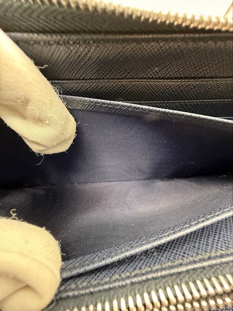 りゅうちゃん 専用　PRADA プラダ 長財布 ラウンドジップ サフィアーノ