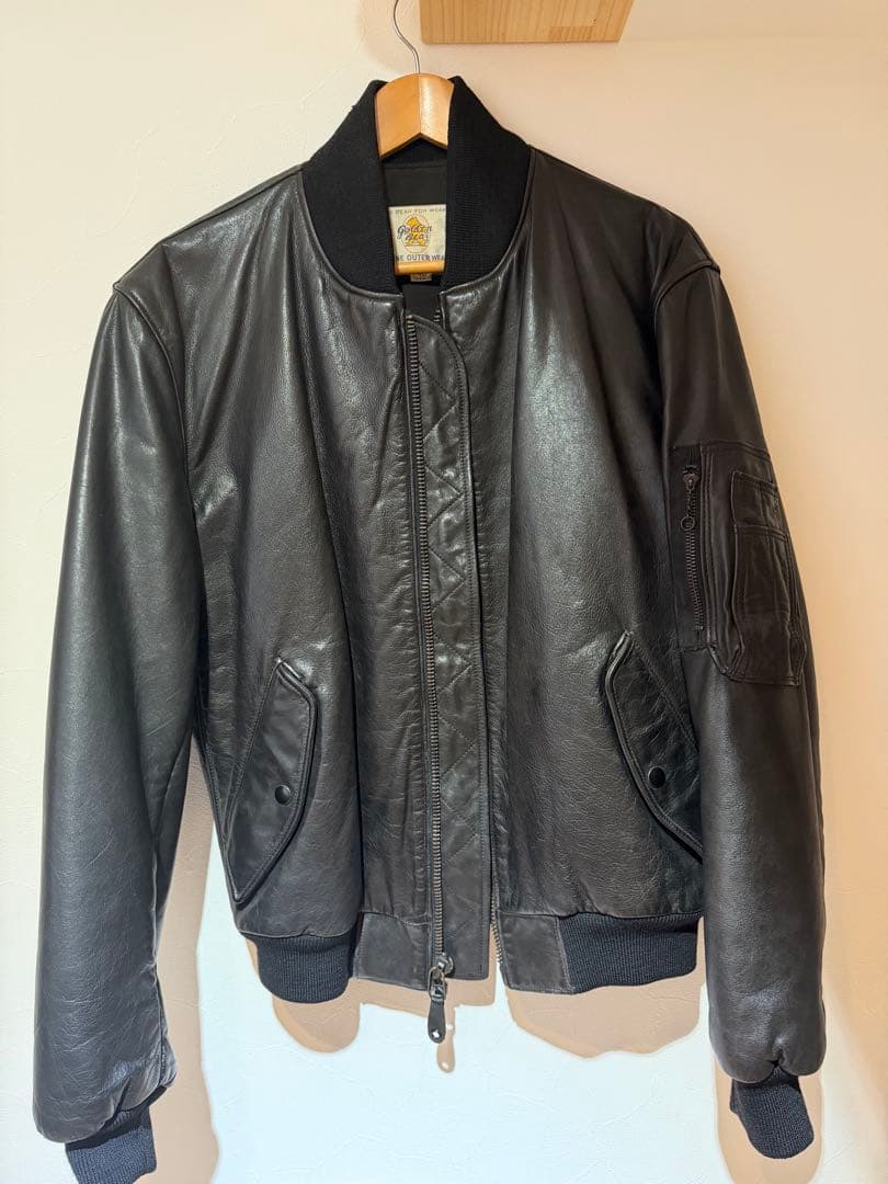 ゴールデンベア　革ジャン　70年代〜80年代