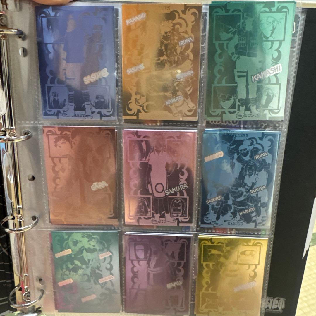 ナルト エッチングカード 9枚セット NARUTO