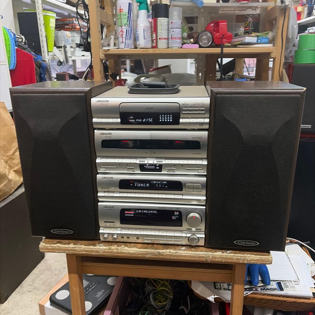SANSUI ミニコンポ CDラジカセ