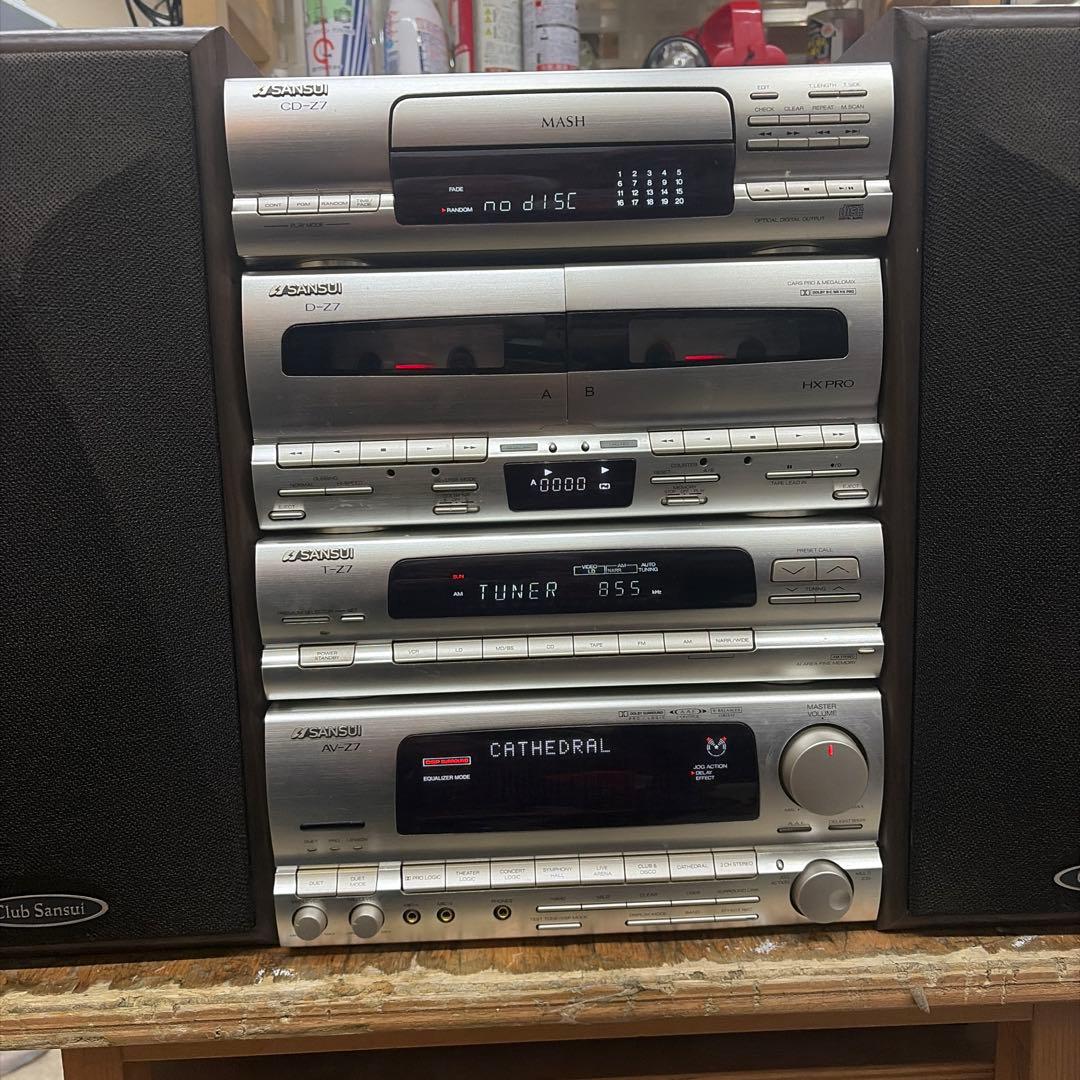 SANSUI ミニコンポ CDラジカセ