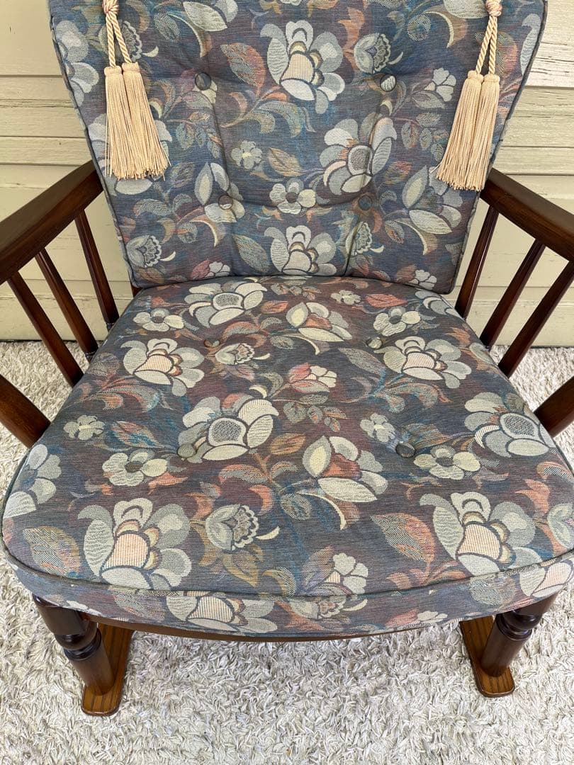 カリモク家具 コロニアル WC47ソファ 肘掛椅子 平織布張②