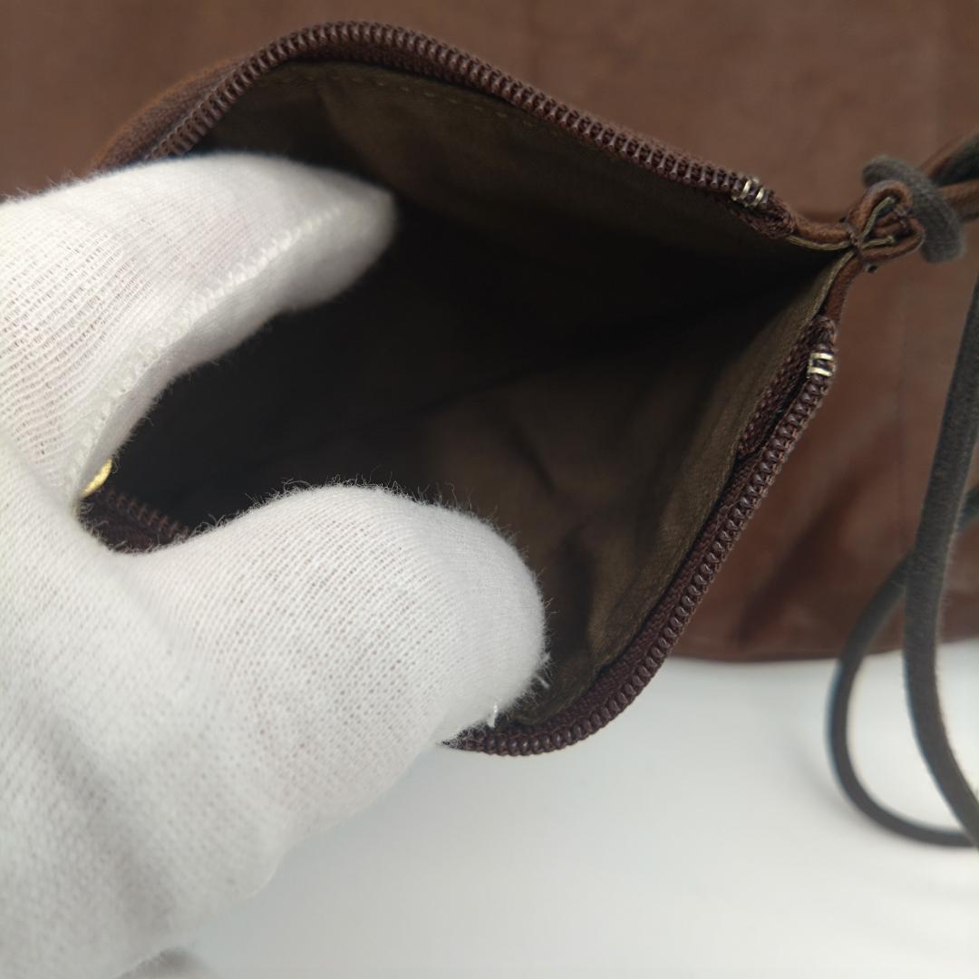 PORTER FRANK ポーター ブラウンレザー トートバッグ ポーチ