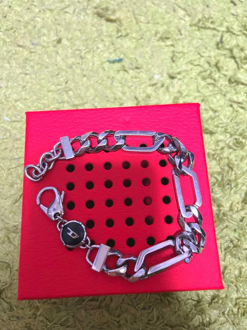 DIESEL ディーゼル DX1351 シルバー ブレスレット