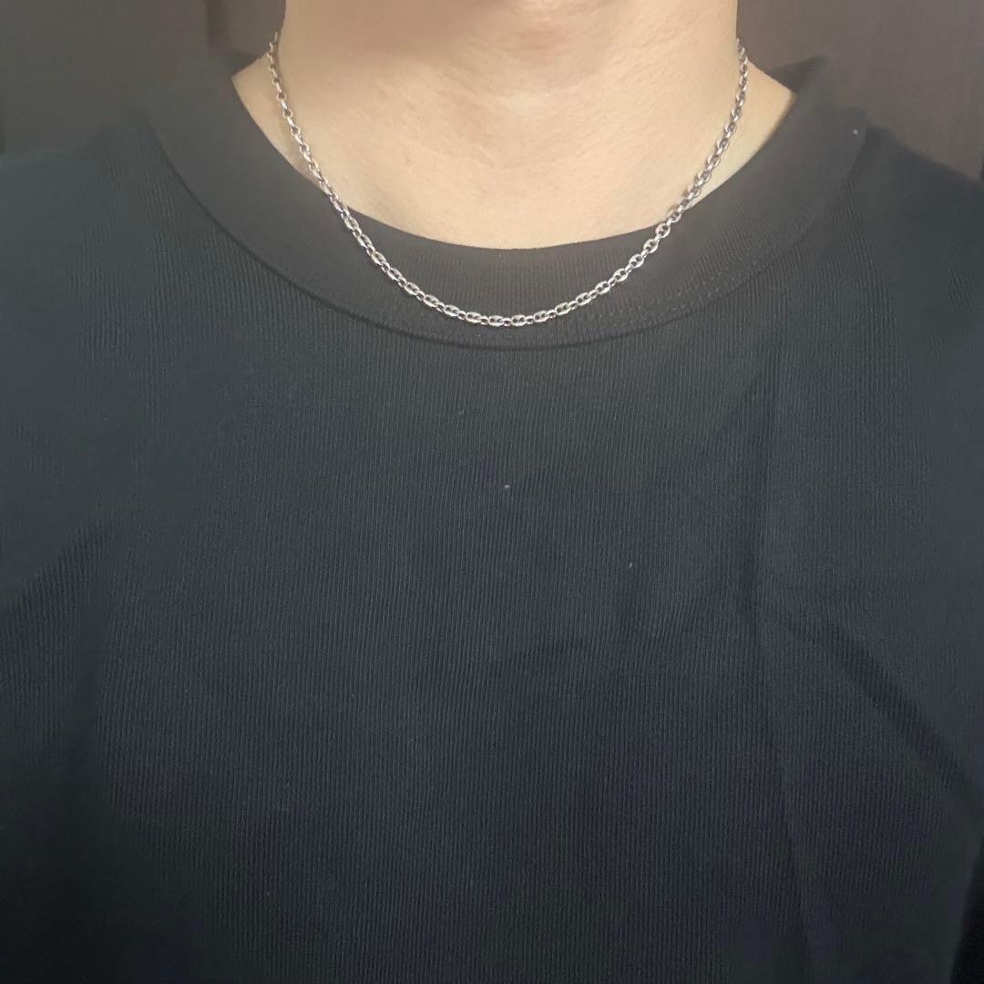 アクセサリー vintage silver925 Anker chain necklace