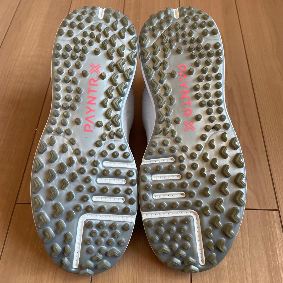 PAYNTR X 003 FF WO ゴルフシューズ ホワイト/ピンク　23.5