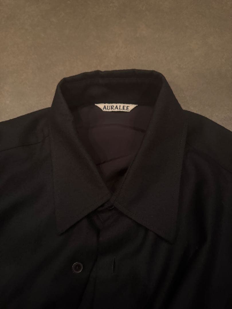 AURALEE SUPER LIGHT WOOL SHIRT サイズ4