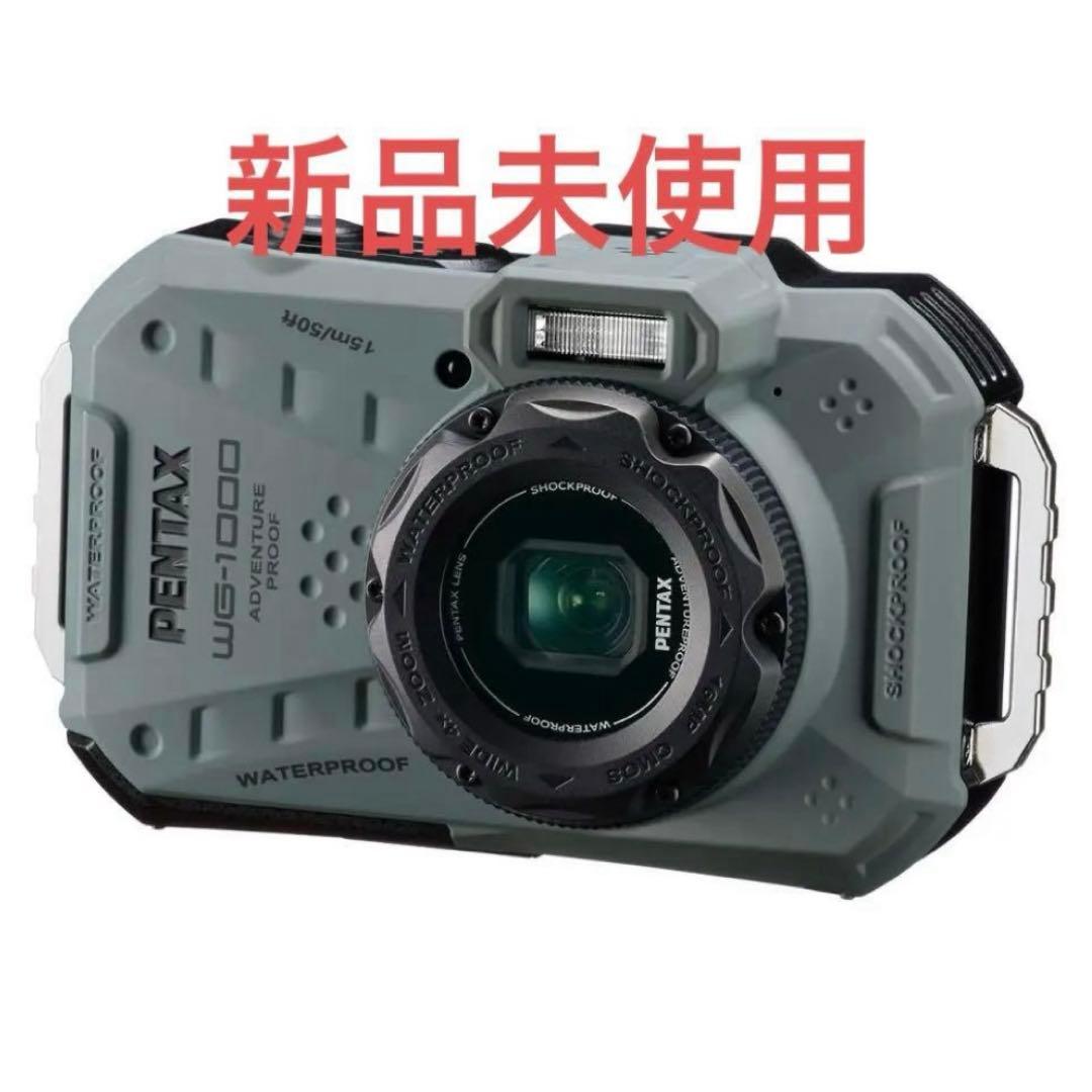新品 PENTAX WG-1000 コンパクトデジタルカメラ オリーブ