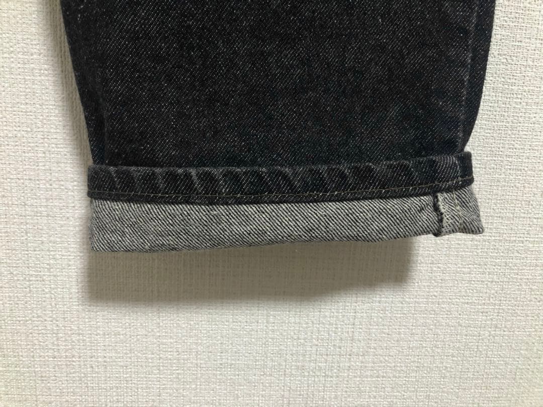 デッド 先染めブラック USA製 90s リーバイス 505 デニムパンツW34