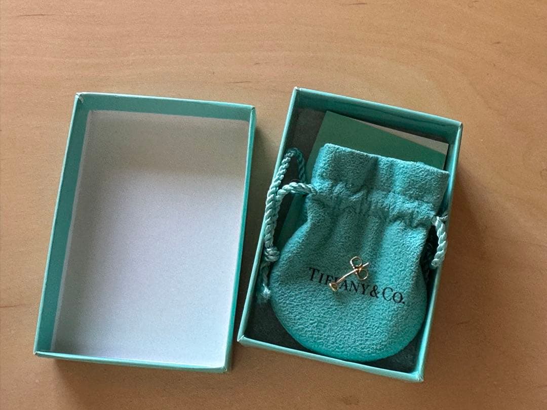 【値下げ】ティファニー K18ゴールド　バイザヤード ピアス　片耳のみ