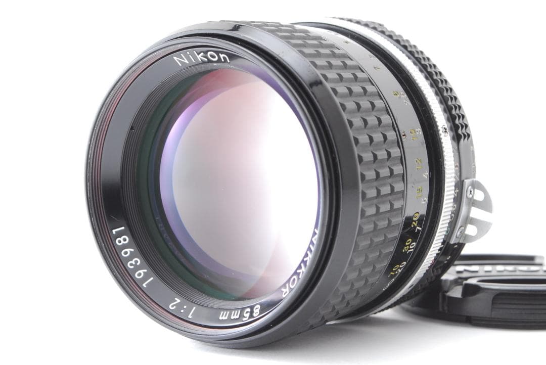ニコン Nikon Ai NIKKOR 85mm f/2 MF レンズ 単焦点
