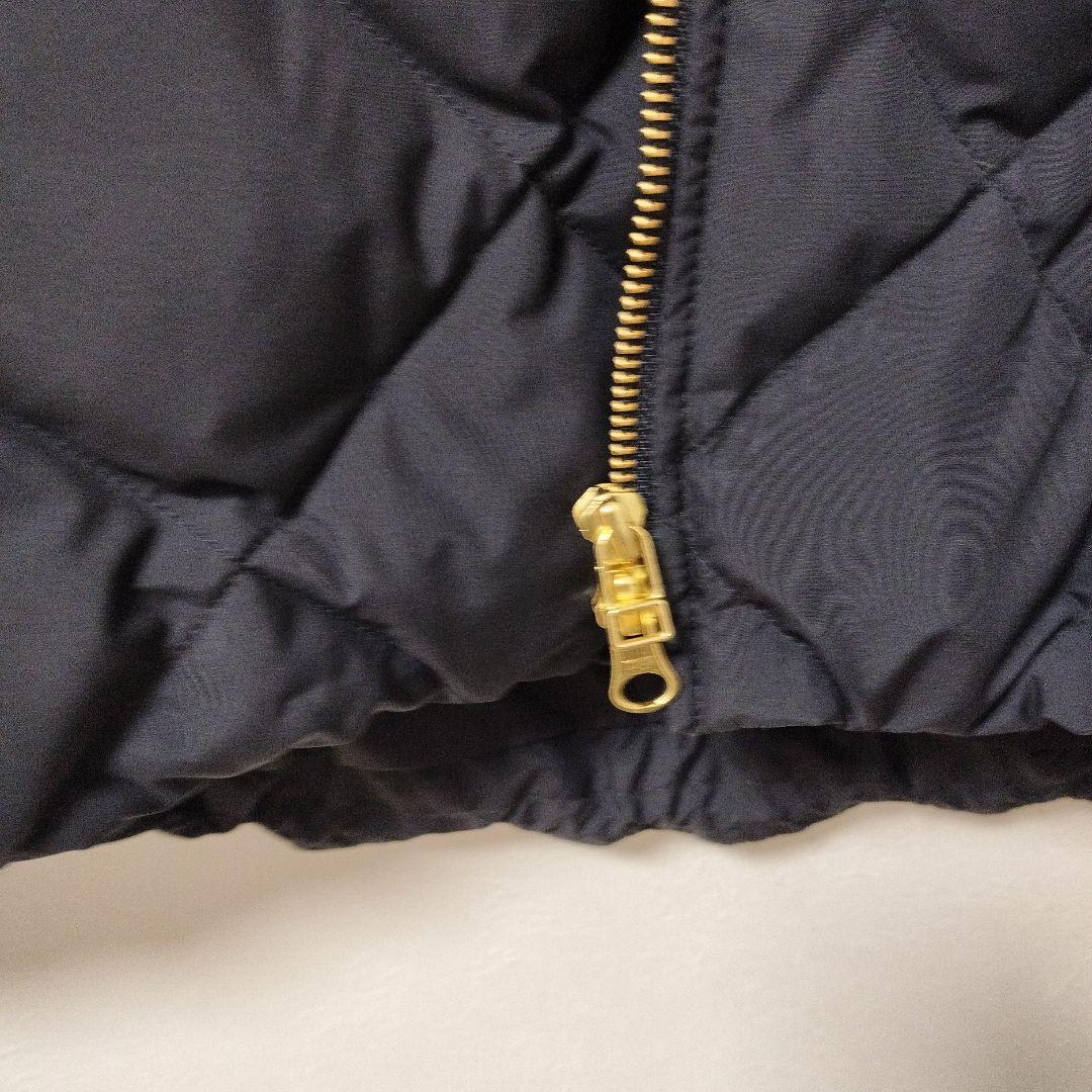 TAION×UNFILO キルティングダウンショート丈ブルゾン　S　濃紺