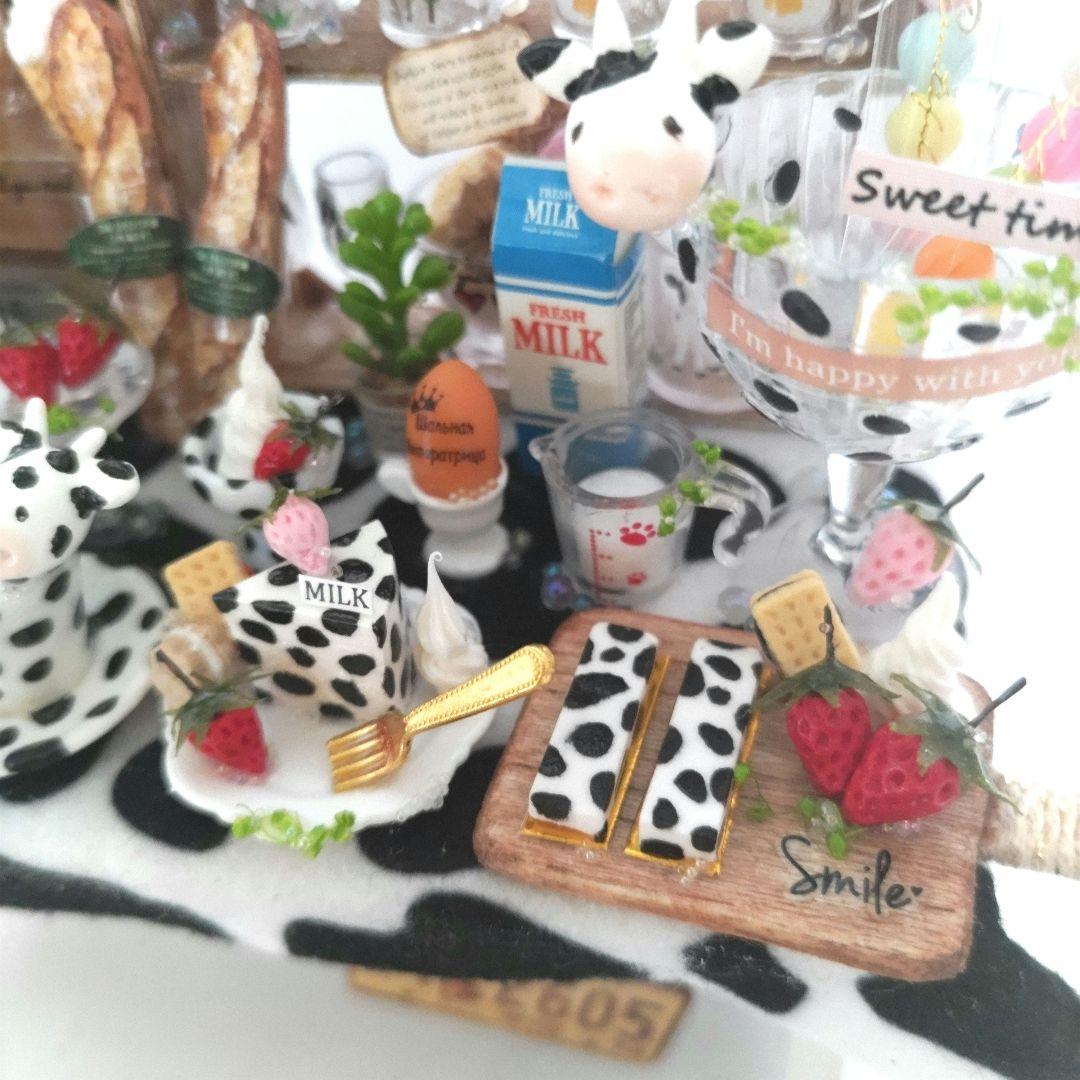 No.Ｃ230 楽しいモゥモゥスイーツセット　(全てテーブルと接着済み)