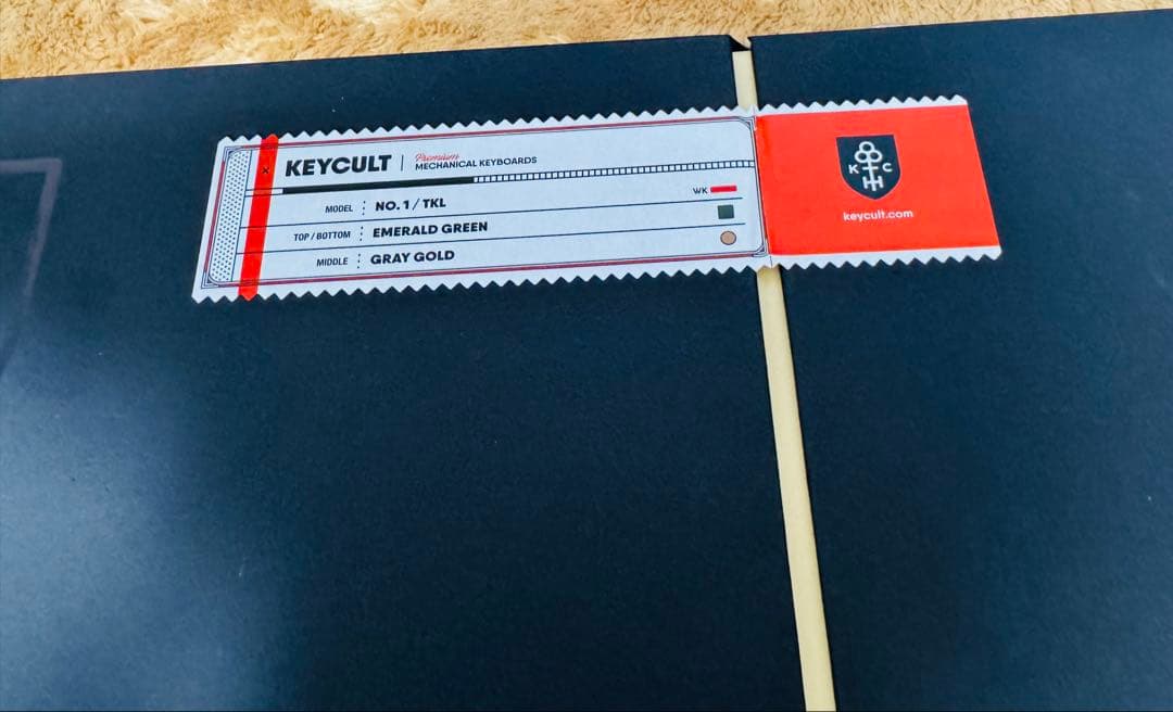 Keycult No1 TKL Green自作キーボード