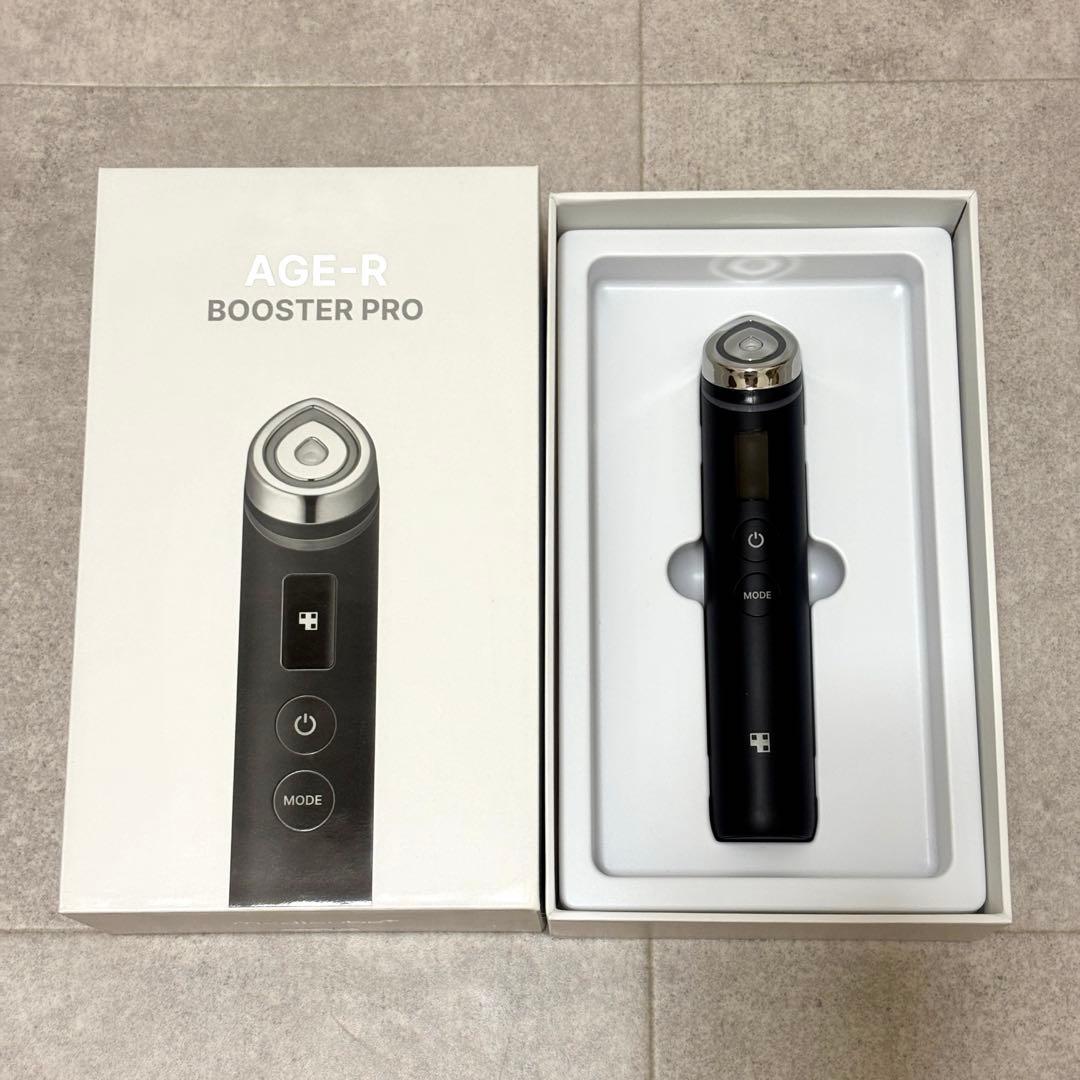 メディキューブ AGE-R BOOSTER PRO 美顔器 ブラック美品