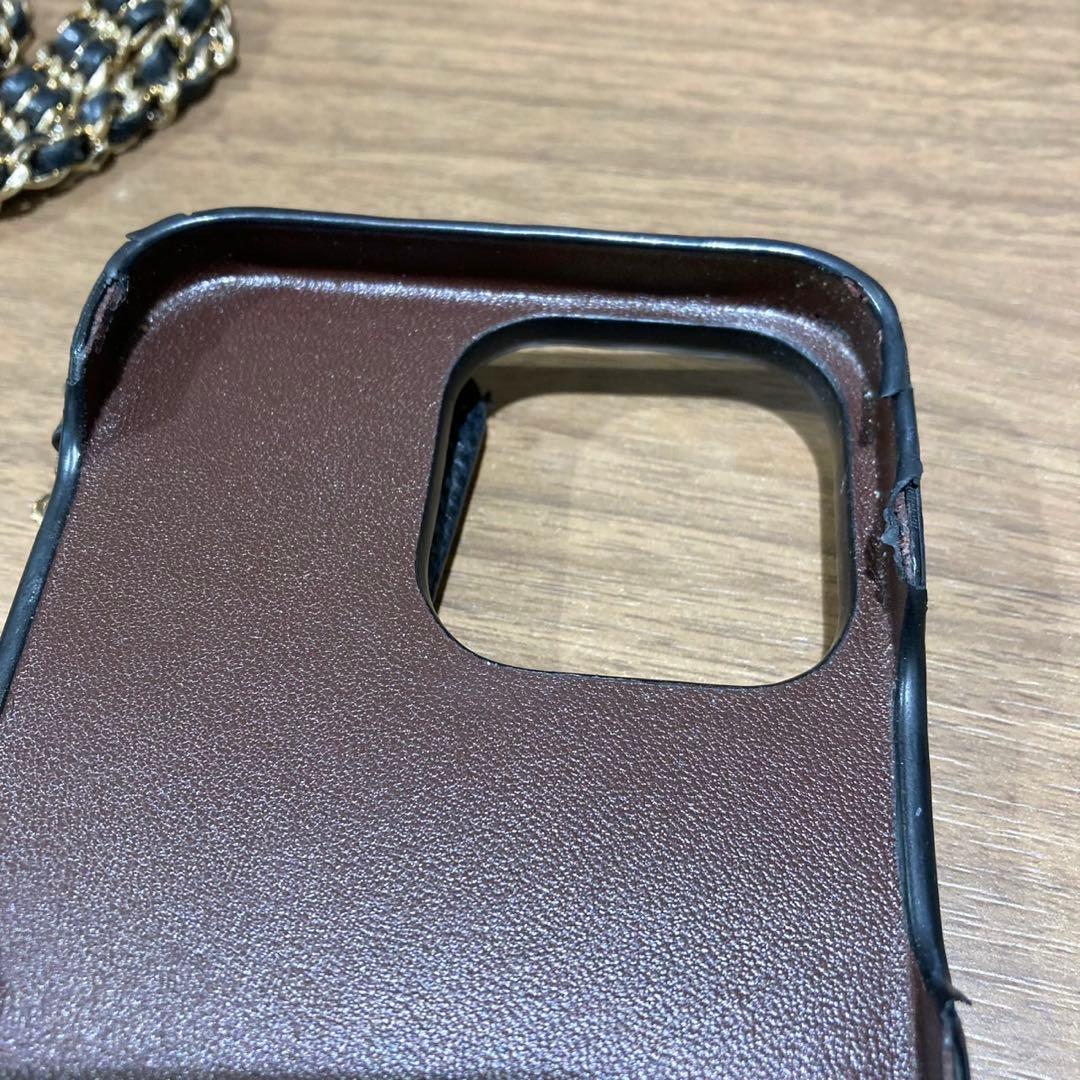 CHANEL シャネル ココマーク マトラッセ キャビアスキン スマホケース 箱