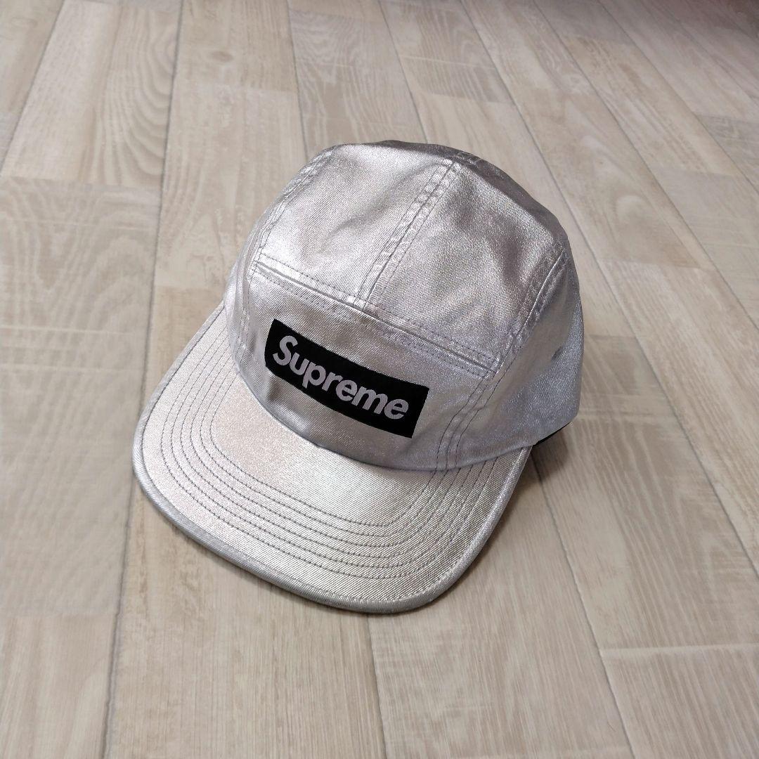 シュプリーム　キャンプキャップ　シルバー