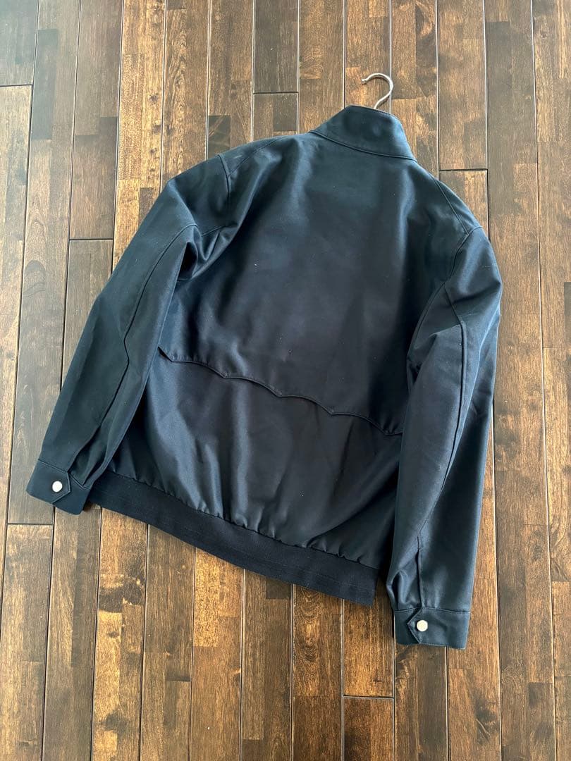 エディフィス/極美品 22AW ハリントンJKT シルバーボタン ブラック L