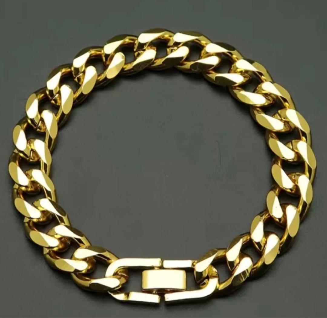 喜平チェーンブレスレット 18K 39g ゴールド キヘイチェーン