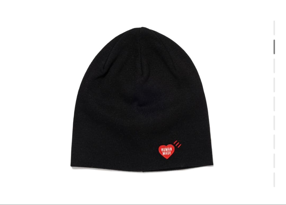 human made BEANIE ニット帽　帽子　黒　ブラック　ひBLACK