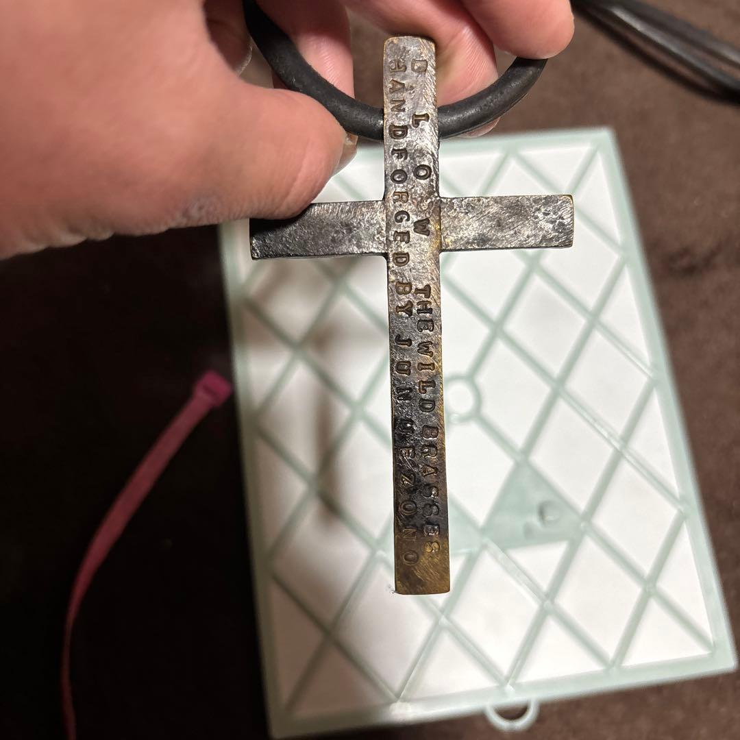 ジュンウエゾノ　ロザリオネックレス 真鍮製