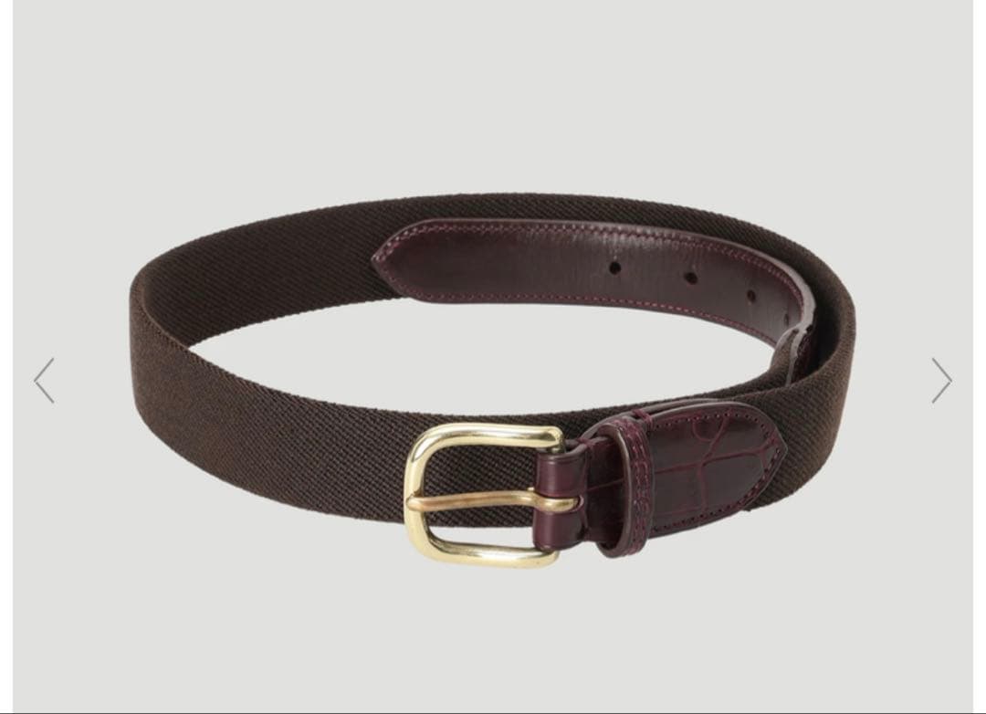 最終価格【キャプテンサンシャイン】Rubber Belt（ブラウン）