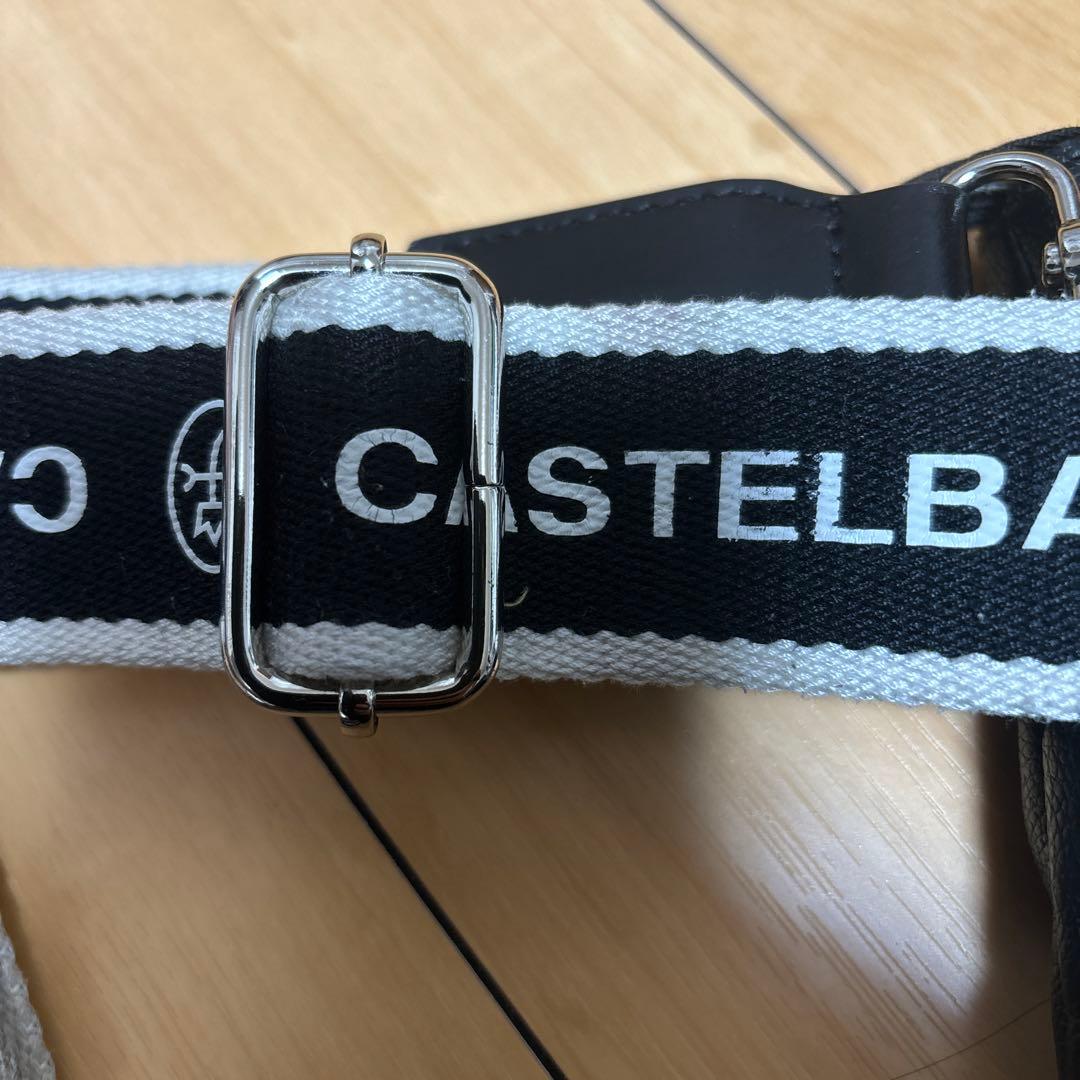 CASTELBAJAC ショルダーバッグ 黒/赤