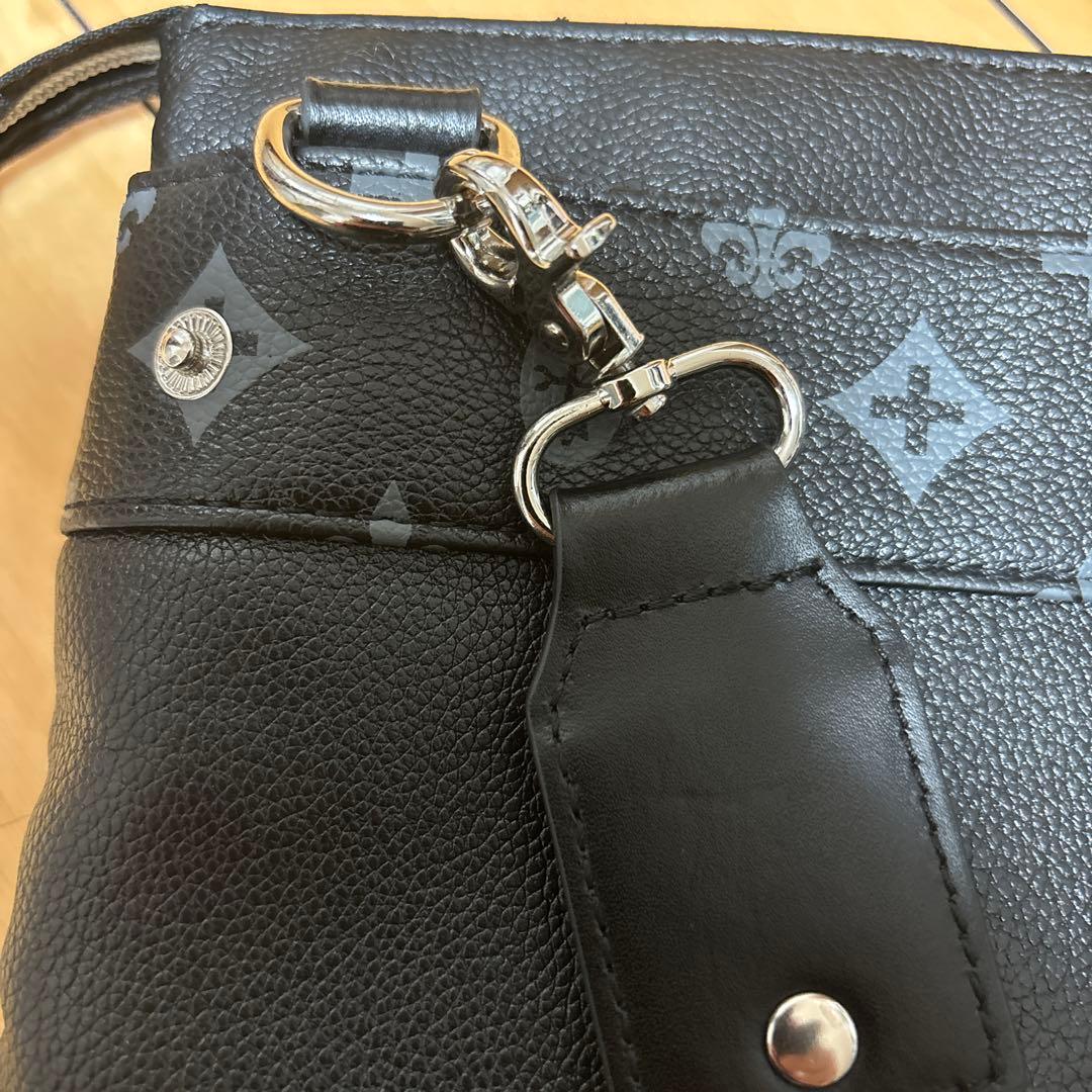 CASTELBAJAC ショルダーバッグ 黒/赤