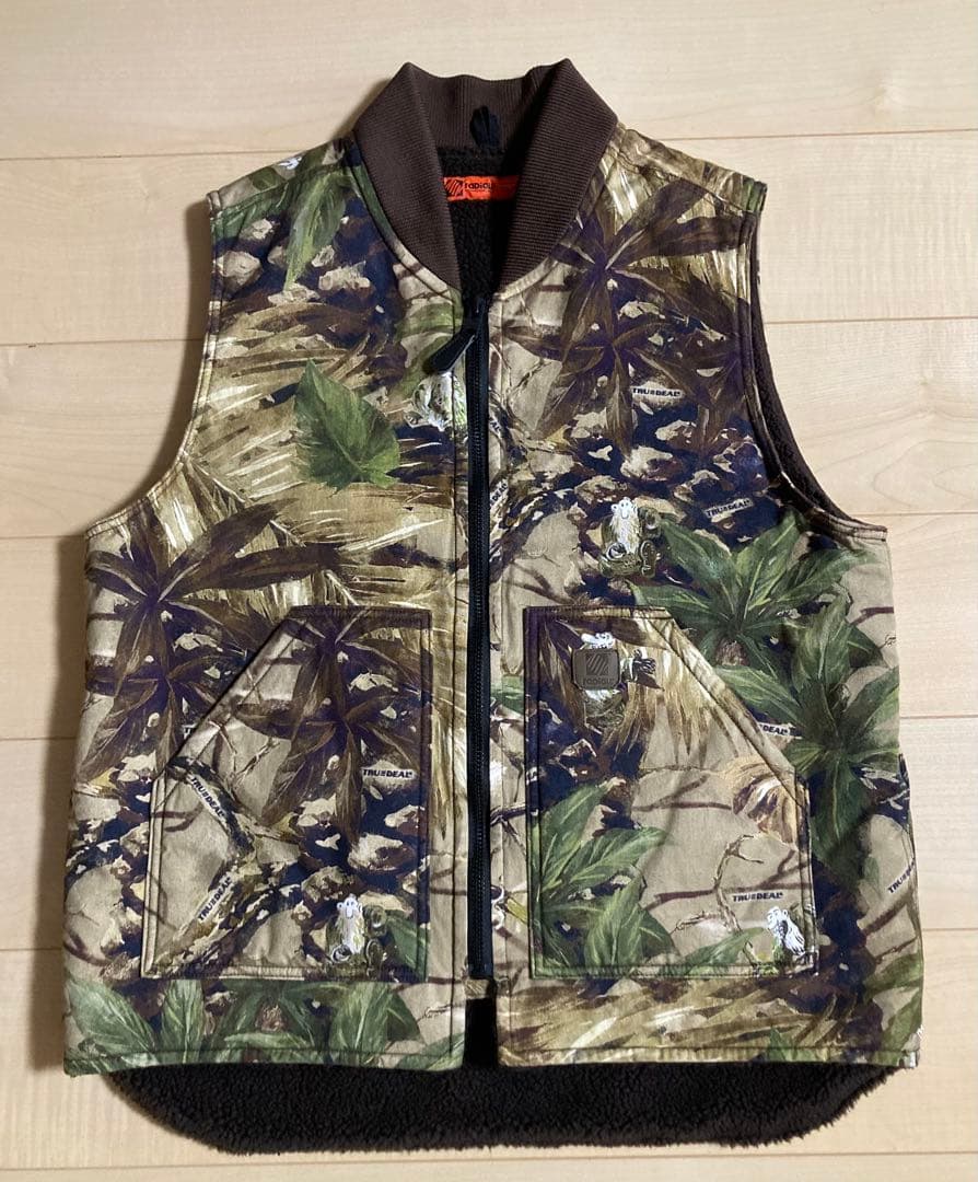 【新品同様！】　RADIALL 迷彩柄リアルツリー ベスト　Lサイズ