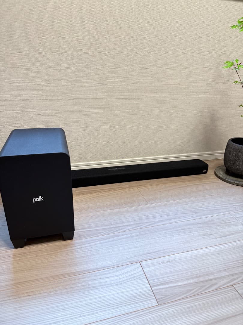 Polk サウンドバー ワイヤレスサブウーファー付き ブラック SIGNA/S4