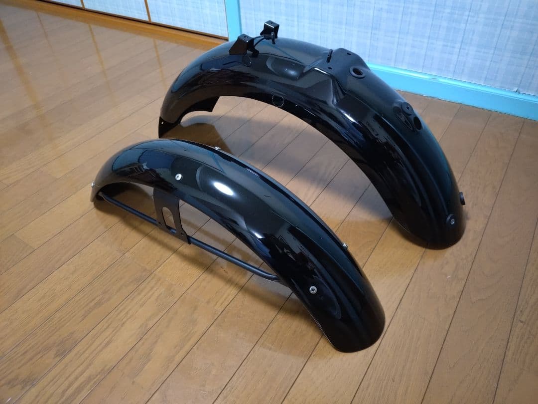 カワサキ　メグロ用フロント・リアフェンダーセット