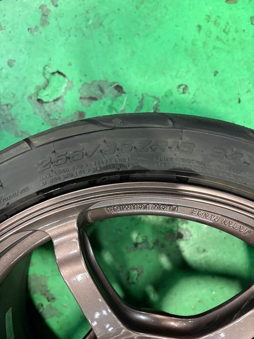 アドバンレーシングRG-Ⅳ ブロンズ18インチホイールセット 9.5J+45