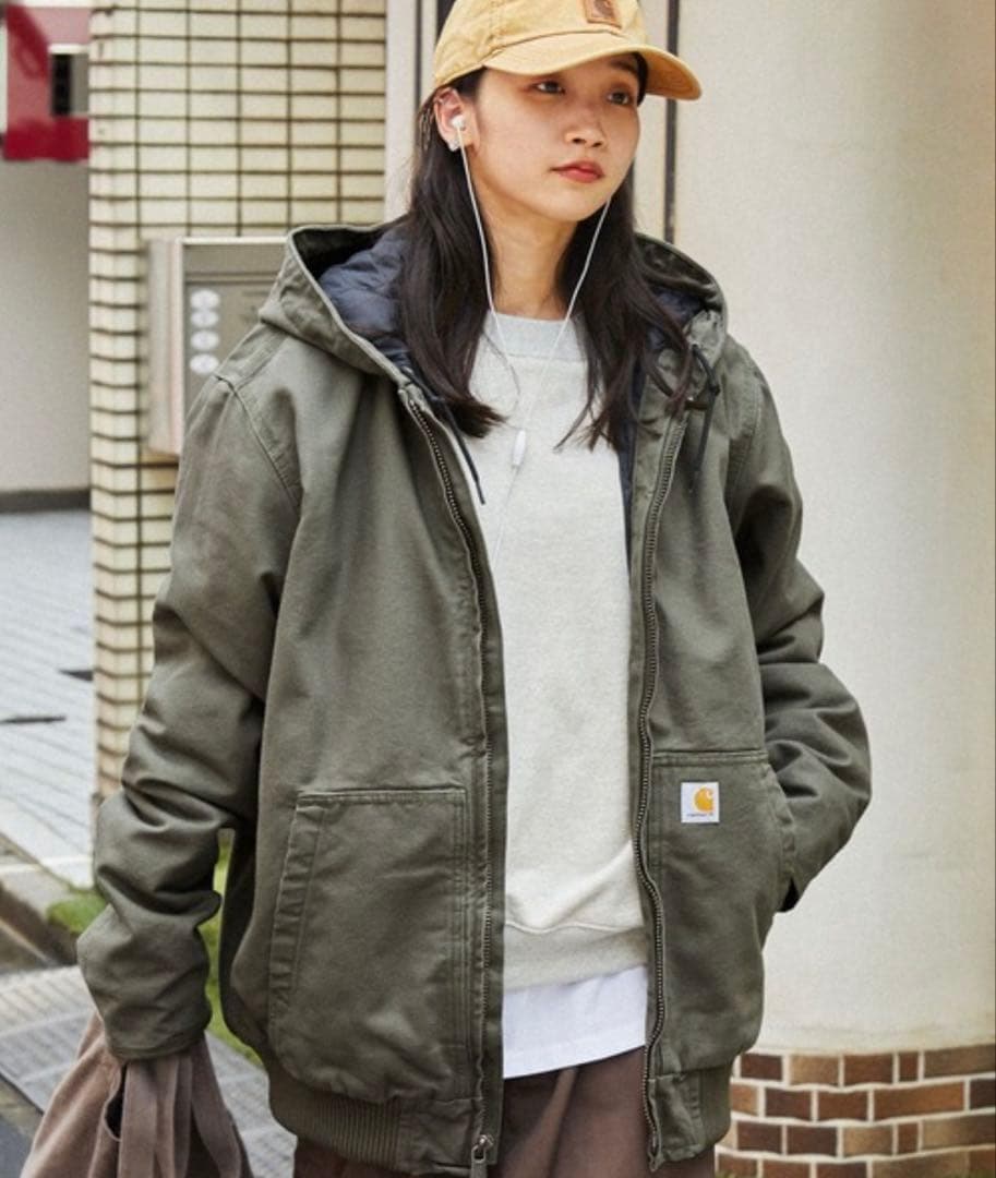 新品(現地購入)カーハートアクティブジャケット J130-M MOSS S 廃盤