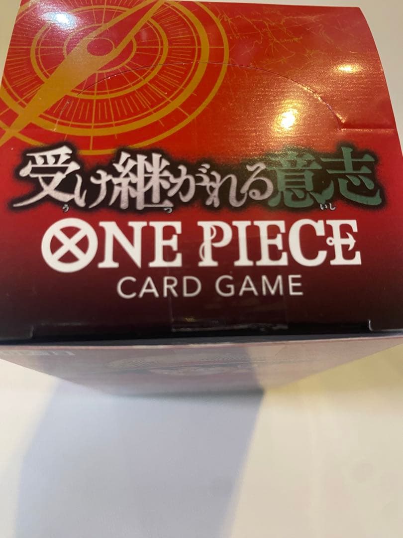 ワンピースカード　受け継がれる意志1BOX テープカット