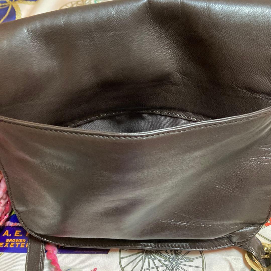 LOEWE レザー ショルダーバッグ