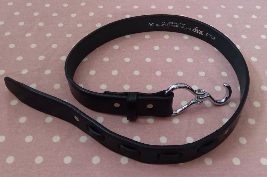 【新品 試着のみ】TORY LEATHER トリーレザーベルト 30