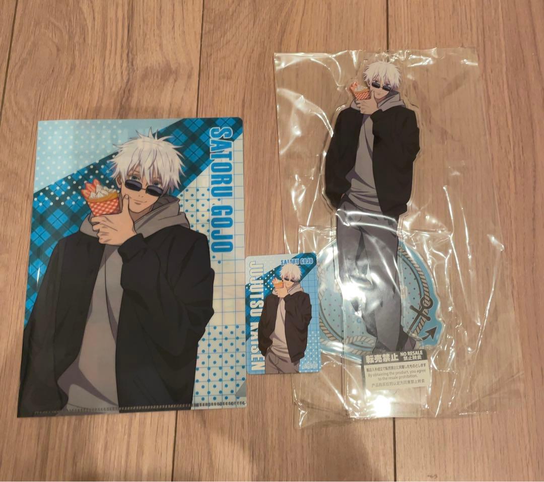 呪術廻戦 コスモワールド コラボ 五条悟 特大 アクリルスタンド フィギュア